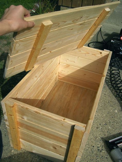 metal and wood trunk boxes diy|diy wooden storage box plans.